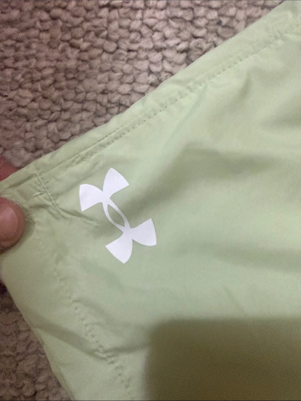 Under Armour Men's Pale Green Swim Trunks